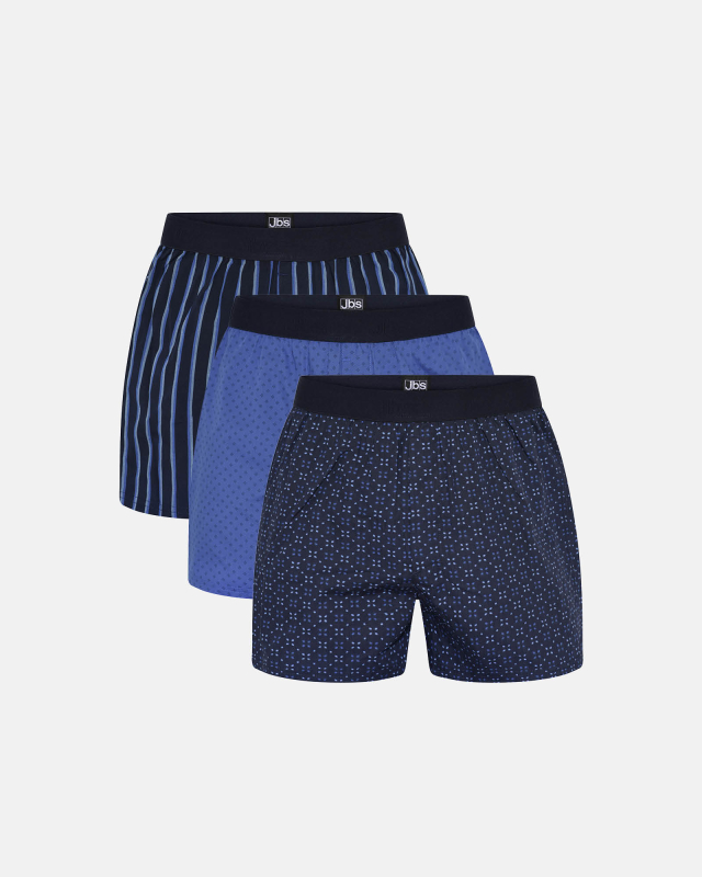Bio-Baumwolle, Boxershorts, 3-Pack, Mehrfarbig 21 -JBS