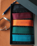 Bambusviskose, Tights in Geschenkbox, 5er-Pack, Mehrfarbig