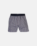 Bio-Baumwolle, Boxershorts, 3-Pack, Mehrfarbig Blau Druck -JBS