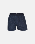 Bio-Baumwolle, Boxershorts, 3-Pack, Mehrfarbig Blau Druck -JBS