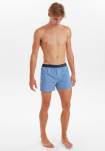 Bio-Baumwolle, Boxershorts, 3-Pack, Mehrfarbig Blau Karo -JBS