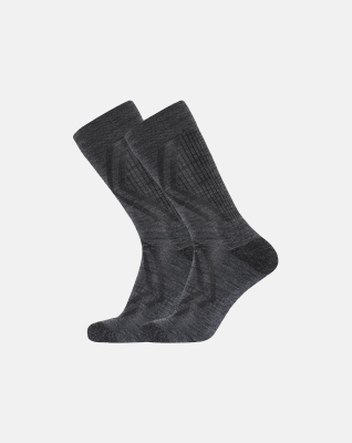Bio-wolle, Socken, 2er-pack, Grau
