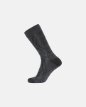 Bio-Wolle, Socken, 2-pack, Dunkelgrau melange -Dovre