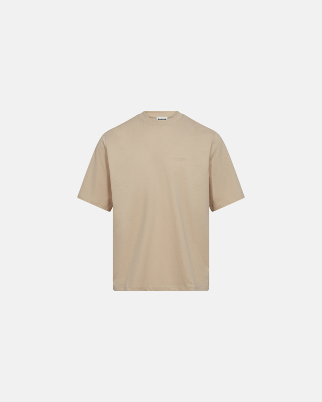 100% Bio-Baumwolle, Mid-Sleeve T-Shirt, Sand -Resteröds