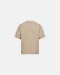 100% Bio-Baumwolle, Mid-Sleeve T-Shirt, Sand -Resteröds