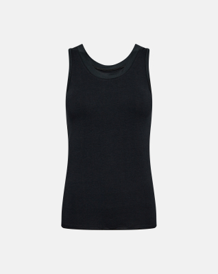 Bio-Bambusviskose, Tanktop, 3-pack, Schwarz