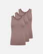 Bio-Bambusviskose, 3-pack Top, Rose -JBS of Denmark Women