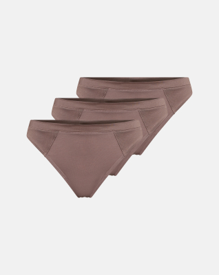 Bio-Bambusviskose, String, 3-pack, Rose