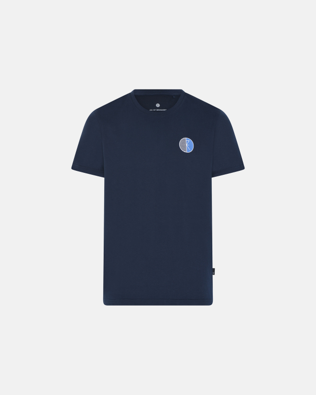 100% Bio-Baumwolle, T-Shirt O-Ausschnitt, Navy