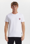 100% Bio-Baumwolle, T-Shirt O-Ausschnitt, Weiß -JBS of Denmark Men