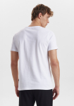100% Bio-Baumwolle, T-Shirt O-Ausschnitt, Weiß -JBS of Denmark Men