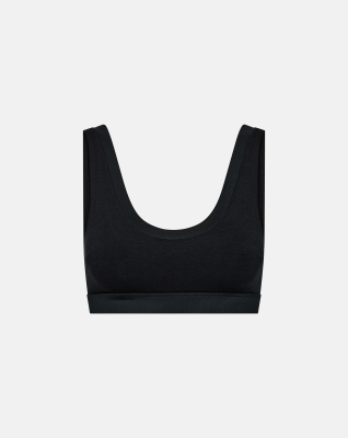 Bio Bambusviskose, 3-pack BH-Top, Schwarz -JBS of Denmark Women