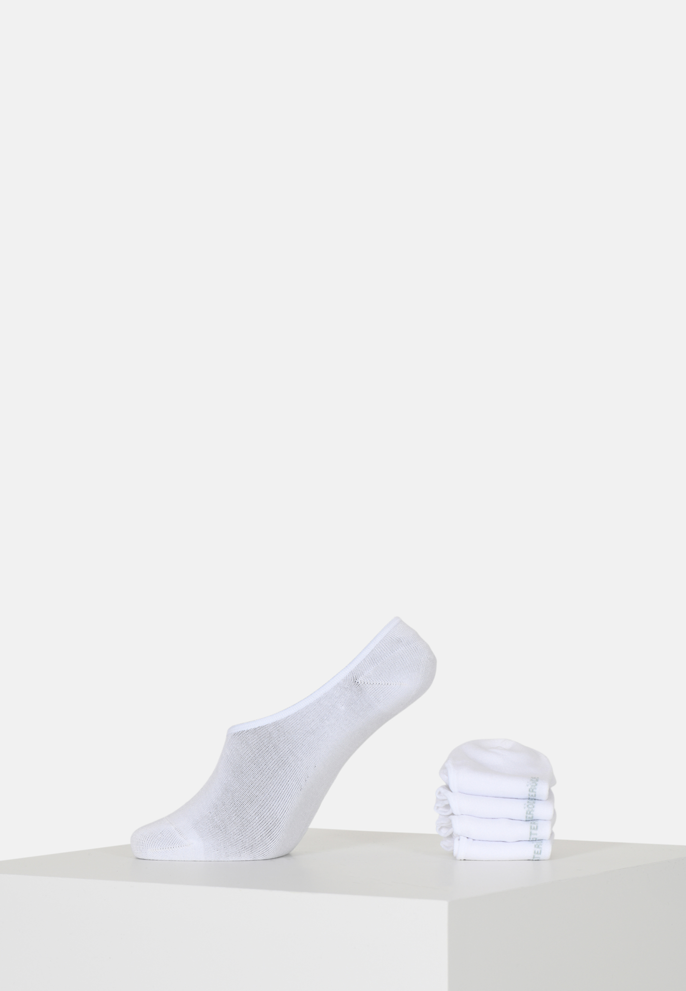 Bambus, No show Socken, 5-pack, Weiß -Resteröds Bambus, No show Socken, 5-pack, Weiß -Resteröds