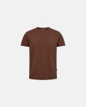 Bambusviskose, T-Shirt Rundhalsausschnitt, Braun -JBS of Denmark Men
