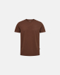 Bambusviskose, T-Shirt Rundhalsausschnitt, Braun - JBS of Denmark Men