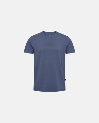 Bambusviskose, T-Shirt Rundhalsausschnitt, Blau