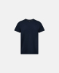 Bambus, T-Shirt Rundhals, Marineblau - Dovre
