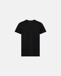 Bambus, T-Shirt Rundhals, Schwarz -Dovre