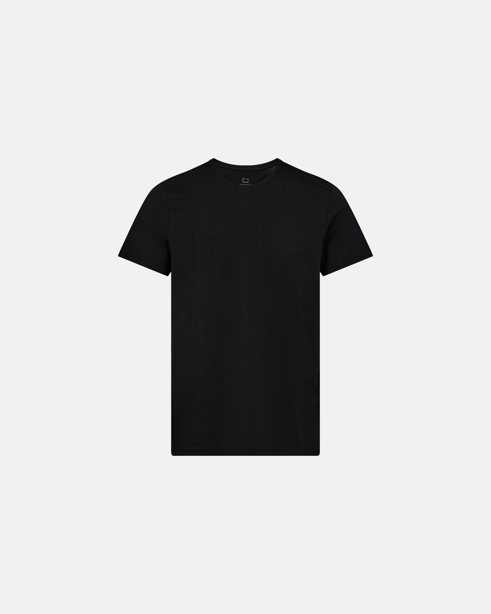Bambus, T-Shirt Rundhals, Schwarz -Dovre Bambus, T-Shirt Rundhals, Schwarz -Dovre