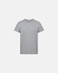 Bambus, T-Shirt Rundhals, Hellgrau -Dovre