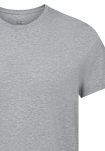 Bambus, T-Shirt Rundhals, Hellgrau -Dovre