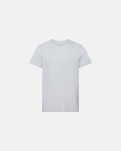 Bambus, T-Shirt Rundhals, Weiß -Dovre