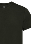 Bambus, T-Shirt Rundhals, Grün -Dovre