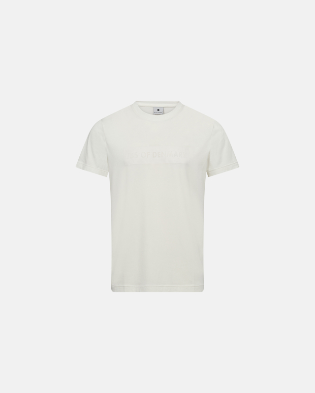 T-Shirt mit Logo, Bambusviskose, Weiß