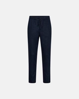 Leinen, Hose, Marineblau