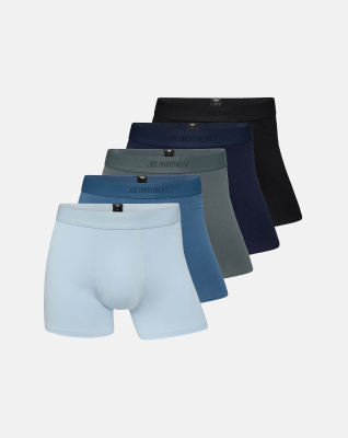 Bambusviskose, Boxershorts in Geschenkbox, 5er-Pack, Bunt -JBS