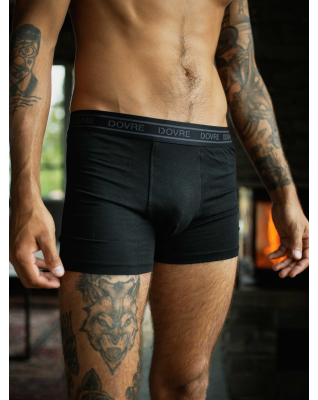 Bambus, Unterhosen, 6-pack, Schwarz -Dovre