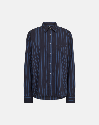 Bio-Baumwolle, Pyjamahemd, Navy -JBS of Denmark Unisex