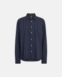 Bio-Baumwolle, Pyjamahemd, Navy -JBS of Denmark Unisex