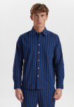 Bio-Baumwolle, Pyjamahemd, Navy -JBS of Denmark Unisex