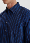 Bio-Baumwolle, Pyjamahemd, Navy -JBS of Denmark Unisex