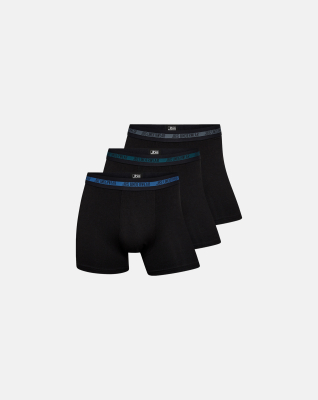 Bambusviskose, Boxershorts, 3-pack, Schwarz -JBS