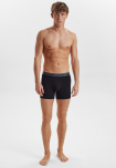 Bambusviskose, Boxershorts, 3-pack, Schwarz -JBS
