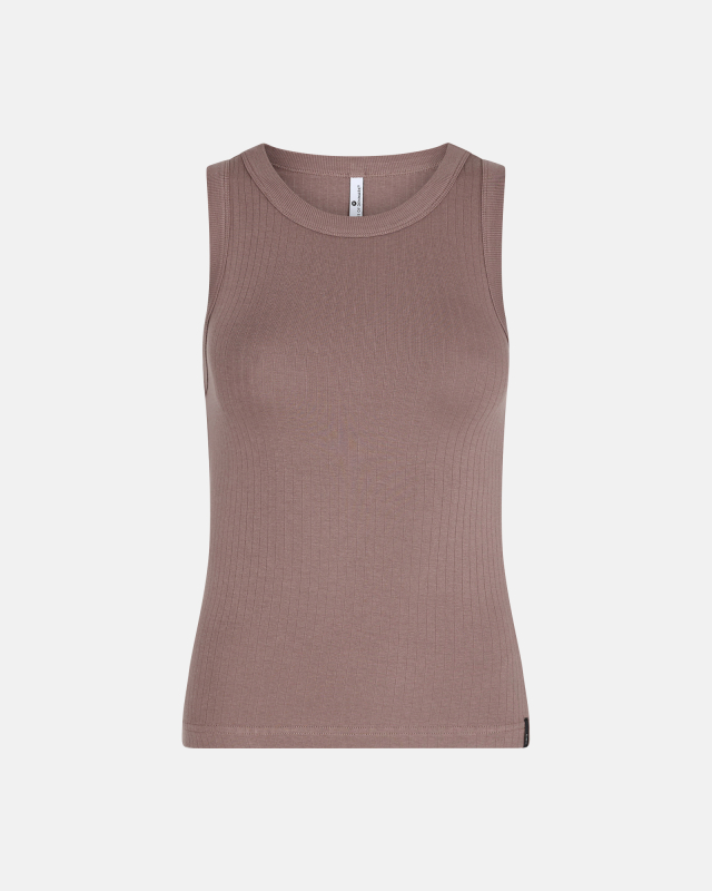 Bambus, geripptes Top, Braun -JBS of Denmark Women
