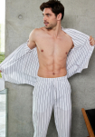 Bio-Baumwolle, Pyjamahose, Mehrfarbig -JBS of Denmark Unisex
