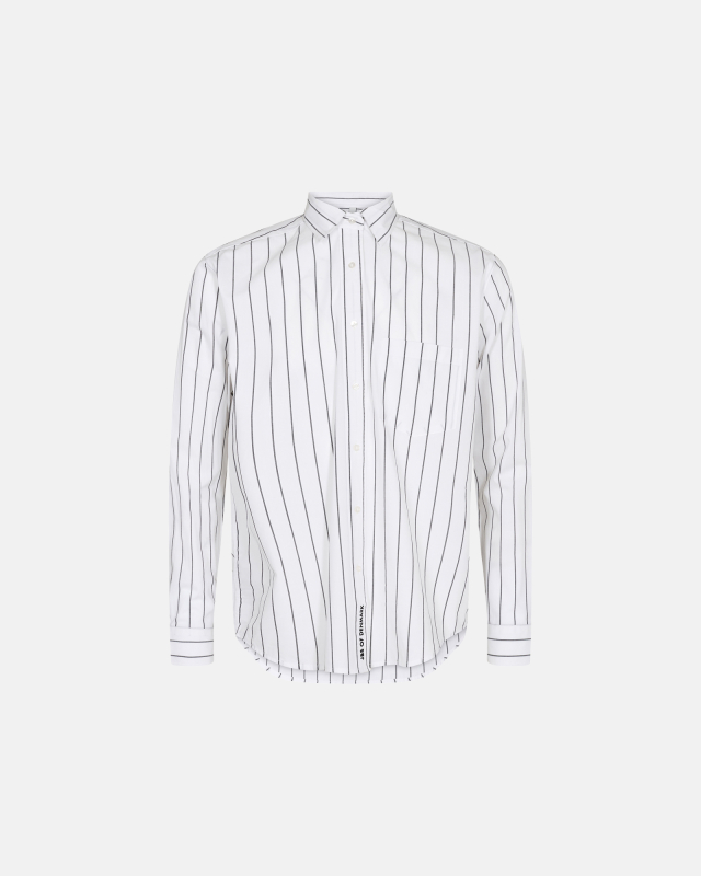 Bio-Baumwolle, Pyjamahemd, Weiß -JBS of Denmark Unisex