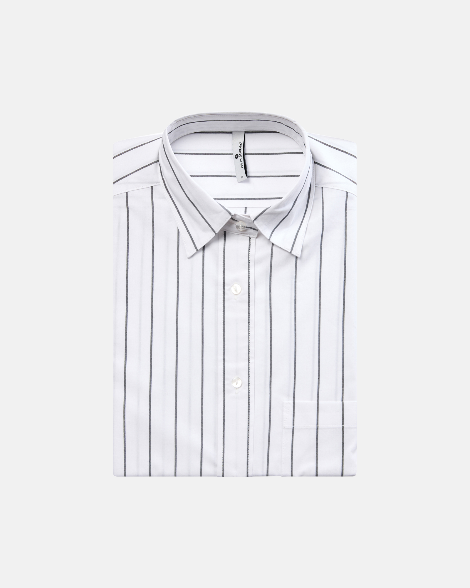 Bio-Baumwolle, Pyjamahemd, Weiß -JBS of Denmark Unisex Bio-Baumwolle, Pyjamahemd, Weiß -JBS of Denmark Unisex