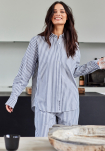 Bio-Baumwolle, Pyjamahemd, Mehrfarbig -JBS of Denmark Unisex