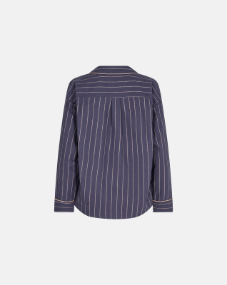 100% Bio-Baumwolle, Pyjamahemd, Blau -JBS of Denmark Women