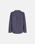 100% Bio-Baumwolle, Pyjamahemd, Blau -JBS of Denmark Women