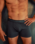 Bambusviskose, Boxershorts, 3-pack, Mehrfarbig -JBS