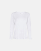 Bambusviskose, Langärmelig T-Shirt, Weiß - JBS of Denmark Women