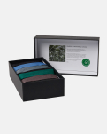 Bambusviskose, Boxers, 5-pak, Luxuriöse Geschenkbox, Schwarz -JBS