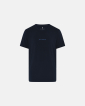 Bambusviskose, T-shirt "text", Marine - JBS of Denmark Men
