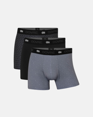 Recycelte polyester, Tights, 3-pack, Mehrfarbig -Dovre