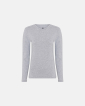 Bambus, Langärmeliges T-Shirt "slim-fit", Grau - JBS of Denmark Women
